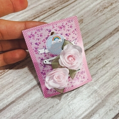 Par de sapitos en rosa bebé