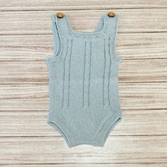 Body tejido diseño ochitos celeste