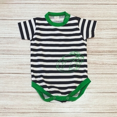 Body rayado azul marino y blanco