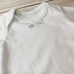Body corte americano de algodón Blanco - comprar online