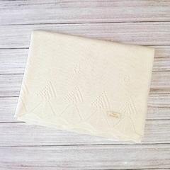 mantita calada crudo tejida en hilo