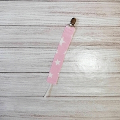 portachupete estrellas rosa