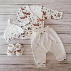 ajuar de bienvenida bambis natural - comprar online