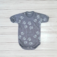 Body Manga Corta Huellitas