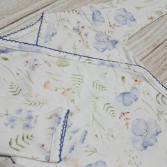 ajuar de bienvenida flores azules - comprar online