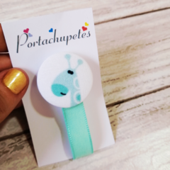 Portachupete diseño jirafita