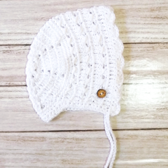 Capotita Tejida Blanca - comprar online