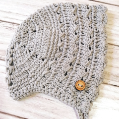 Capotita Tejida Gris - comprar online