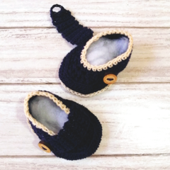 Mocasines Tejidos Azul Marino - comprar online