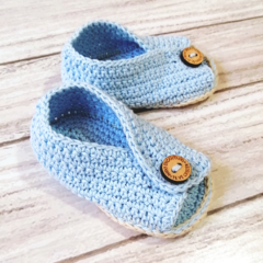 Sandalias Tejidas Celeste