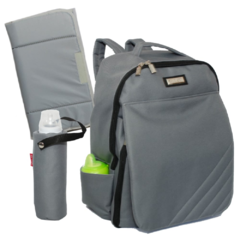 Mochila Maternal Lucio en Gris Medio