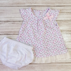 Vestido con Voladitos en Hombros - comprar online