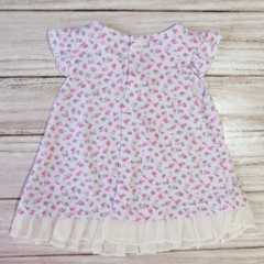 Vestido con Voladitos en Hombros en internet