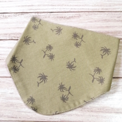 Babero Bandana Palmeritas Beige