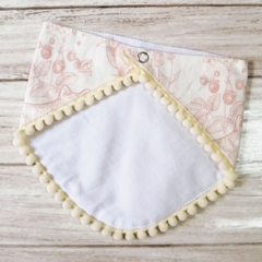 Babero Bandana Dibus Rosa Pastel - comprar online