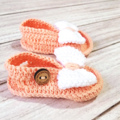 Sandalias Moño Tejidas Salmon - Blancas - comprar online