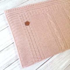 Manta Tejida En rosa Vintage - comprar online