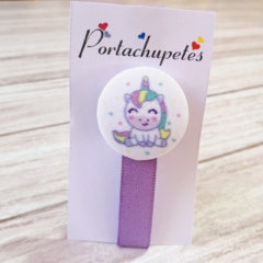 Portachupete Unicornio Lila