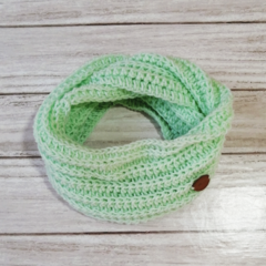 Cuello infinito en aqua