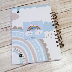 Cuaderno control pediátrico nene "arcoíris" - comprar online