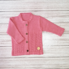 Saco mimo color peonía