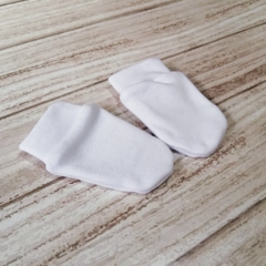 mitones blancos en algodón - comprar online