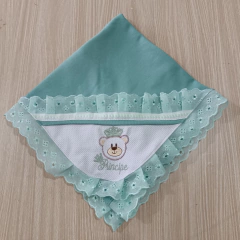 Manta de Bebê Bordada 80x80cm – Malha Fustão Dupla Premium na internet