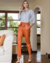 CALÇA CLOCHARD ALFAIATARIA - Rn Couro | Loja de roupas de couro feminina 