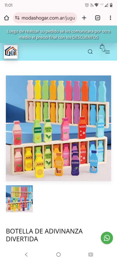 BOTELLAS DE ADIVINANZAS