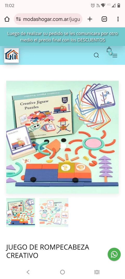 ROMPECABEZAS CREATIVO