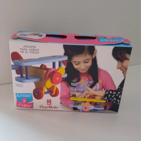 AVIÓN ROMPECABEZAS 3 D de goma eva