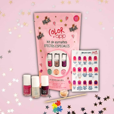 JUEGO DECO UÑAS EFECTOS ESPECIALES