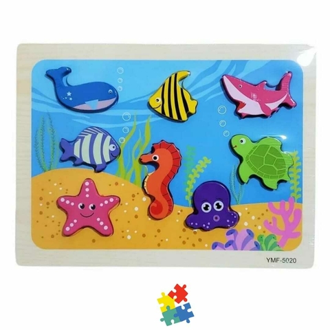 ENCASTRE DE ANIMALITOS DEL MAR