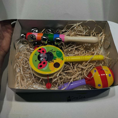 KIT MUSICAL AMARILLO Y LILA - comprar online