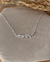 Colar/choker ramo com zircônias - 40 cm+ 5cm de extensor - em Prata 925 - corrente elo quadrado na internet