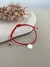 Kit de 2 pulseiras - Akai-Ito - pingente 9,5 mm - fecho com duas bolas de pratas - PRAZO DE PRODUÇÃO - 3 DIAS ÚTEIS na internet