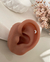 Piercing lua cravejada - Todo em prata 925