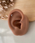 PIERCING LUA CRAVEJADA - topo em Prata 925 e haste em aço cirúrgico - comprar online