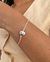Pulseira coração cheio com escrita "amor" - comprar online