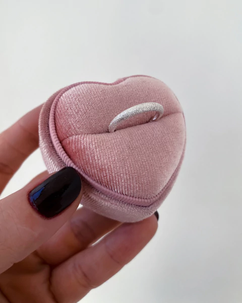 Anel regulável - acabamento fosco com efeito diamantado - comprar online