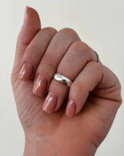 Anel falange liso em prata 925 - regulável - comprar online