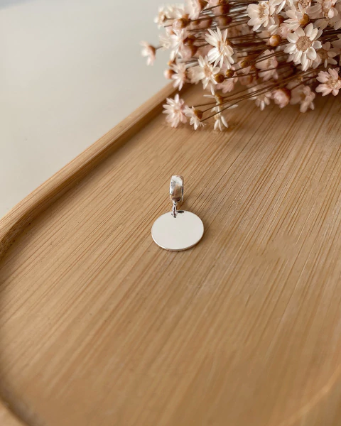 Berloque personalizável - medalha de 1,1 cm - PRODUÇÃO EM ATÉ 3 DIAS ÚTEIS - comprar online