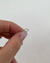 Piercing argola com zircônias - 8 mm interno - fecho torção - em prata 925 - Pratamores Joias