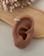 Piercing argola cravejada - 1,2 cm externo e 1 cm interno - em Prata 925 - comprar online