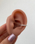 Piercing para conch - aro 1,2 cm - argola em Prata 925 e haste em aço cirúrgico na internet
