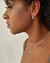 Argola com tarraxa - 1,5 cm - 4 mm espessura - em Prata 925 - comprar online