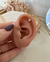 Piercing ponto de luz - 4 mm - pino em haste e topo em Prata 925 e zircônia - comprar online