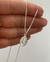 Colar Personalilzável - Pingente Oval - 1,2cm x 1 cm - Prazo de produção: 5 dias úteis - LEIA A DESCRIÇÃO - Em Prata 925 - comprar online