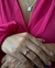 Anel solitário You e Me - Rosa pink - comprar online