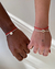 Kit de 2 pulseiras - Akai-Ito - pingente 9,5 mm - fecho com duas bolas de pratas - PRAZO DE PRODUÇÃO - 3 DIAS ÚTEIS - comprar online